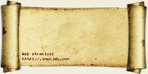 Isidora Udovičić vizit kartica